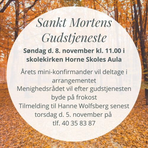Sankt Mortens gudstjeneste (1) Sankt Mortens gudstjeneste (1)